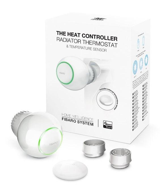 FIBARO The Heat Controller Starter Pack ZW5 EU - smart radiatortermostat med temperatursensor billede