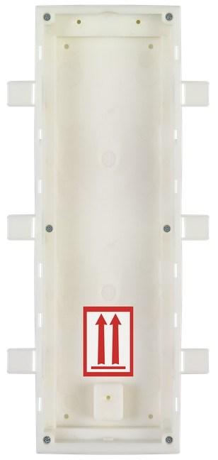 2N 9155016 elboks - hvid, 3 moduler