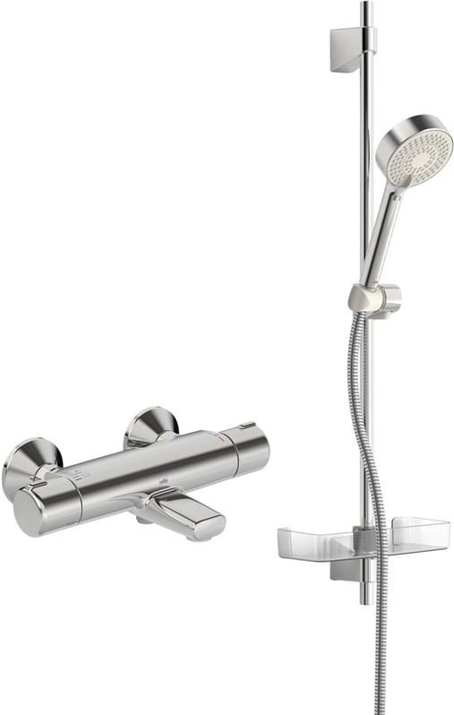 Termostatisk badekarsarmatur Nova 7414U - blandingsbatteri med bruserstang