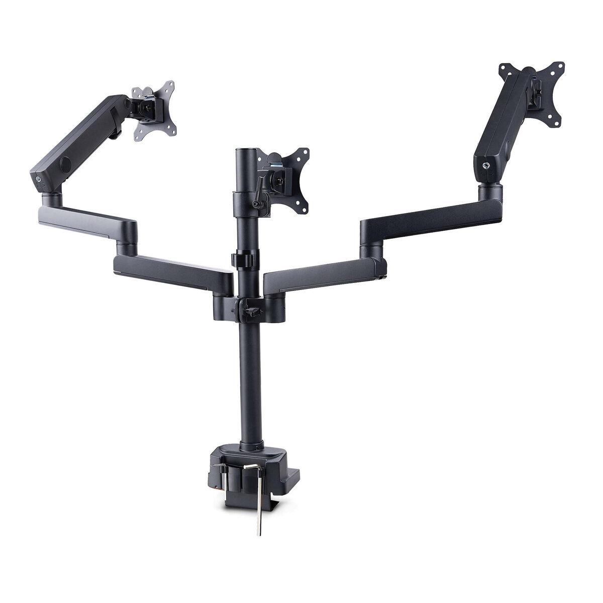 Startech 3MP2AG-MONITOR-ARM - tredobbelt skærmholder 27", sort billede
