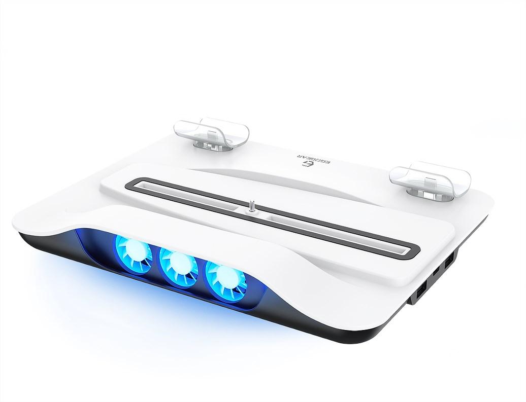Ladestation til PlayStation 5 - EgoGear SCC5-P5-WH, hvid billede