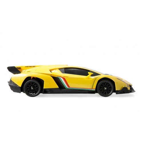 RC driftebil 1:18 med 2,4 GHz - Lamborghini Veneno, gul (Amewi 21115)