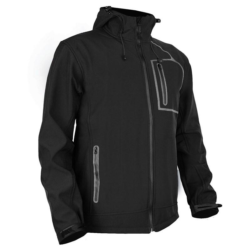 Softshell jakke til mænd - sort, XL billede