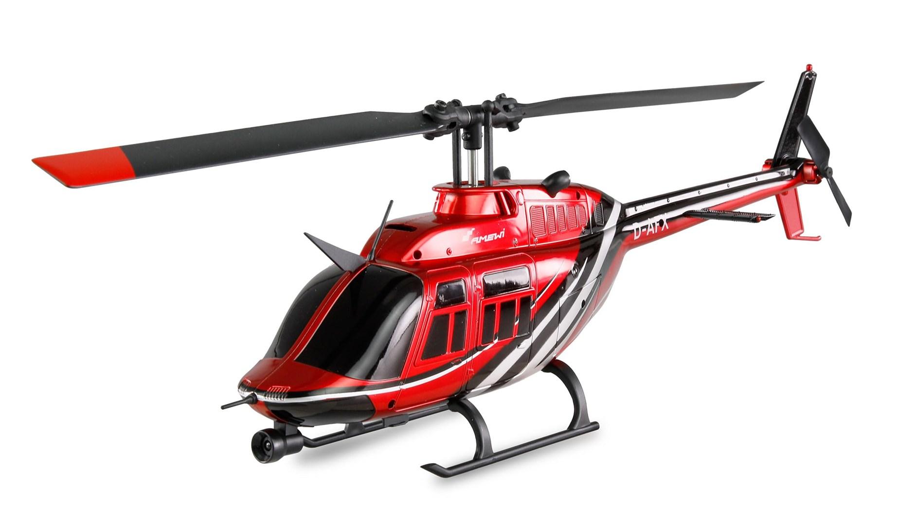 Amewi Bell 206 Jet Ranger helikopter - 6-kanals fjernstyret billede