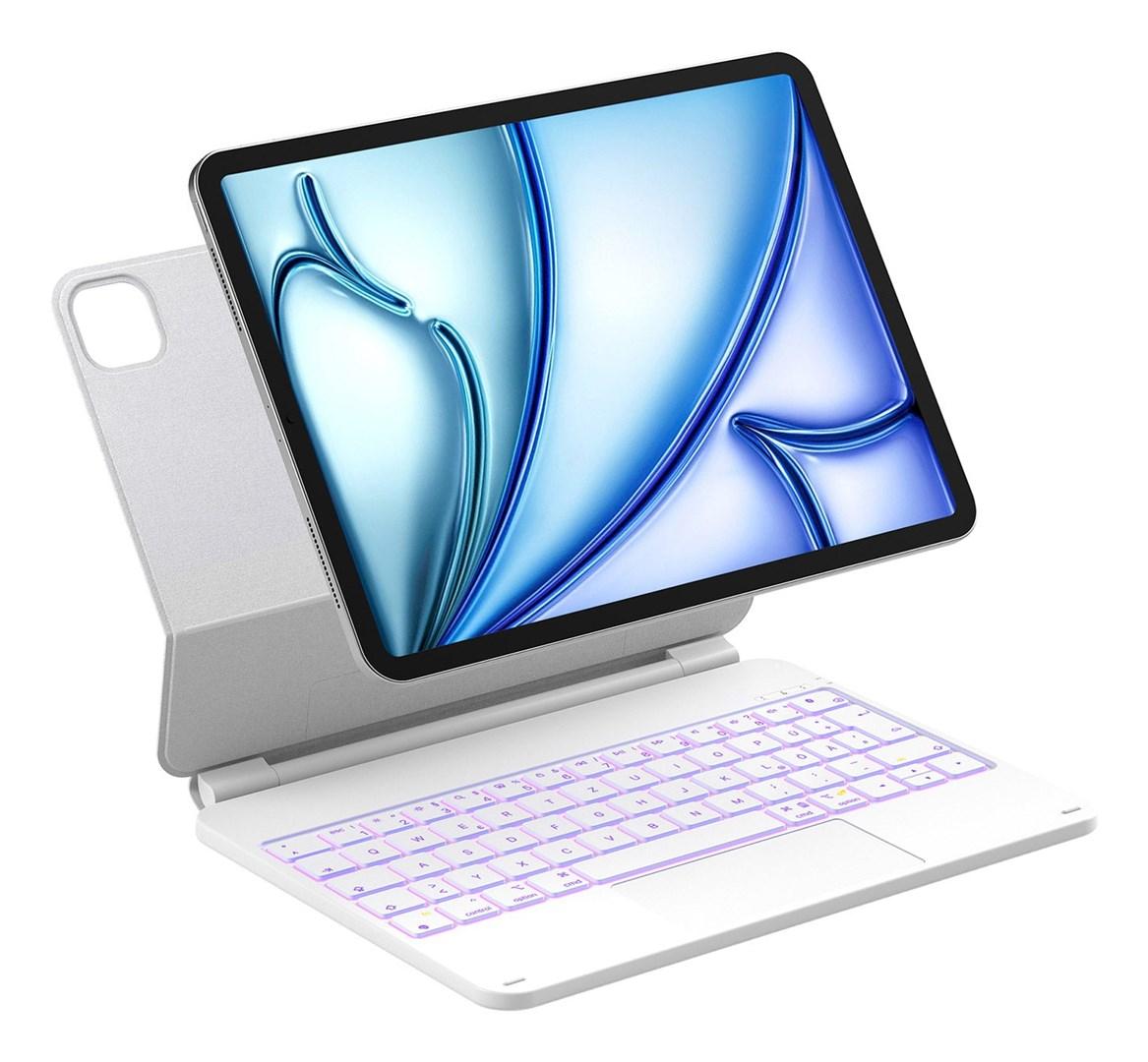 Inateck KB09119 folio-tastaturetui 11" - hvid