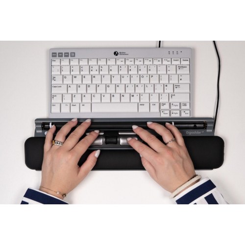 BakkerElkhuizen ErgoSlider+ ergonomisk rullestav-mus - kablet