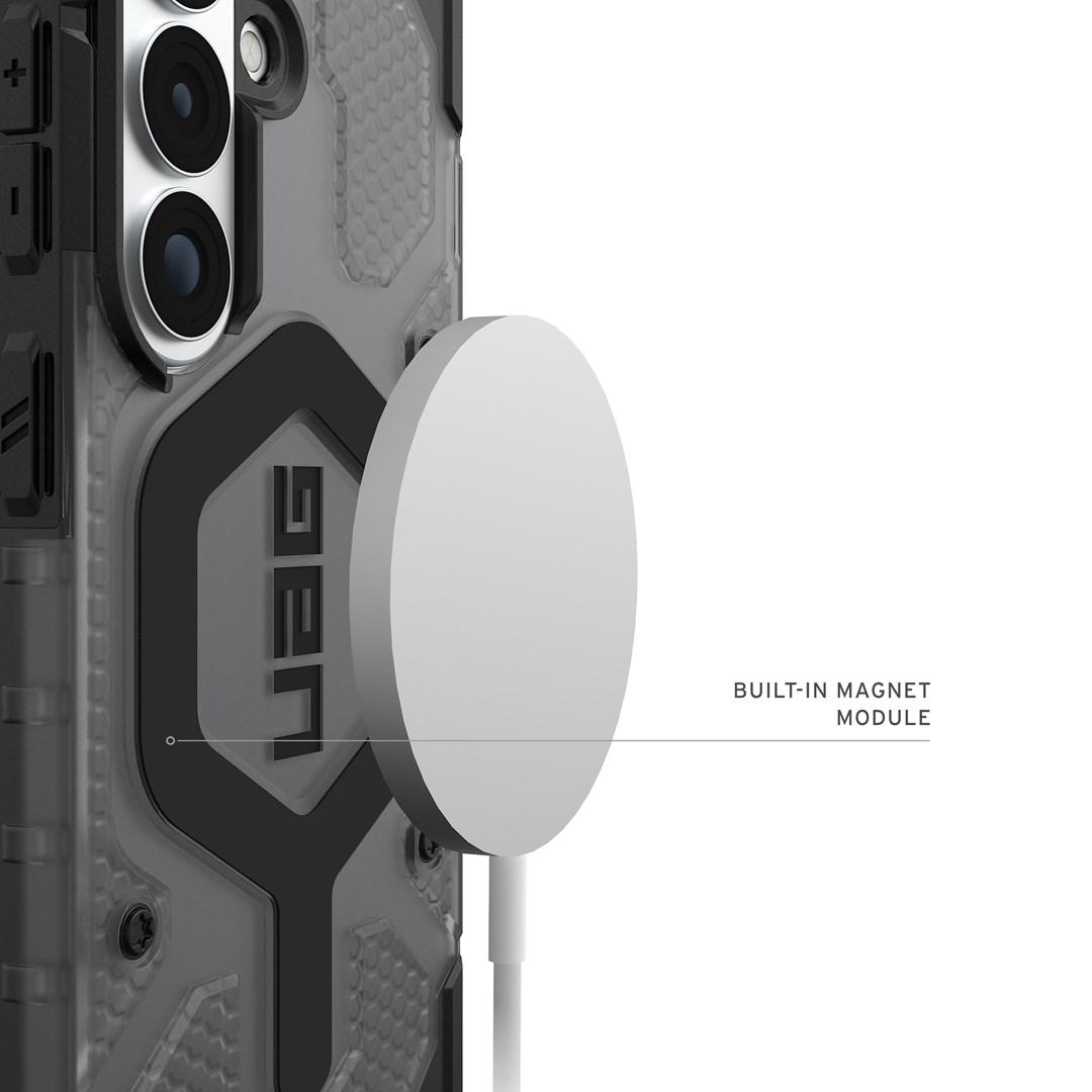 UAG Pathfinder magnetcover til 6,3" - Aske/Sort (MagSafe) billede