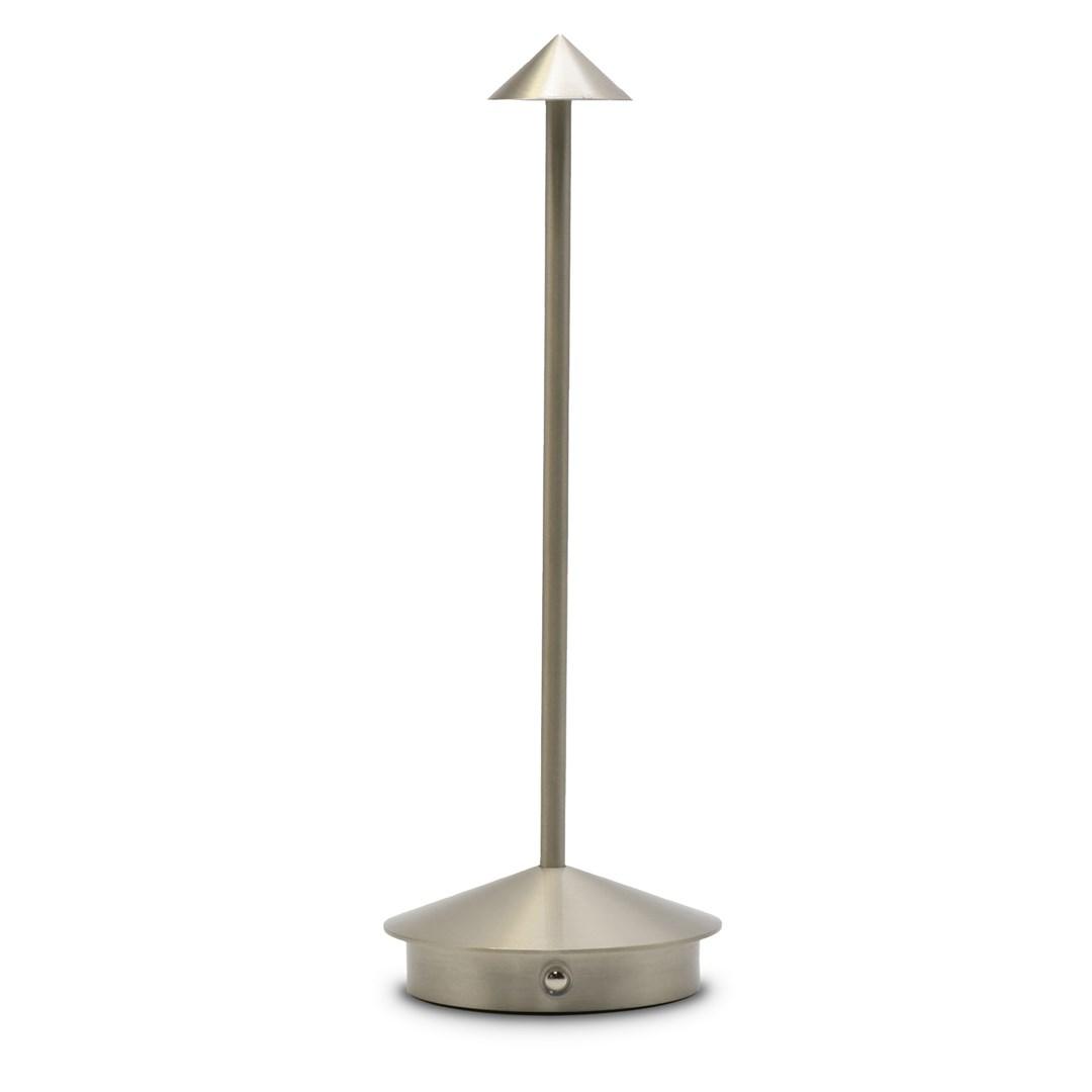 LED bordlampe i aluminium - RealPower 463605, dæmpbar, genopladelig