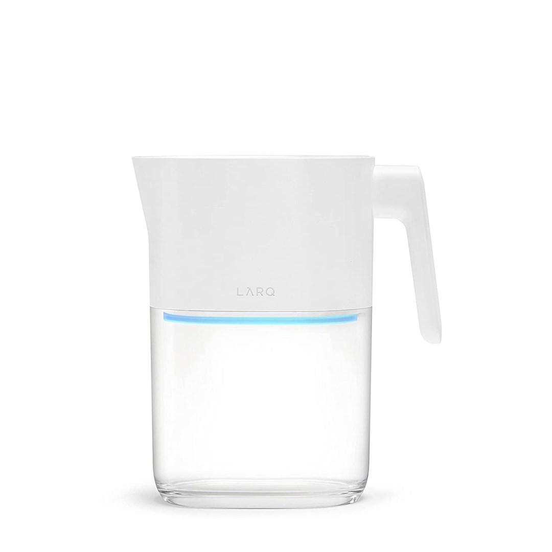 LARQ PureVis, Kande vandfilter, 1,9 L, Transparent, Hvid