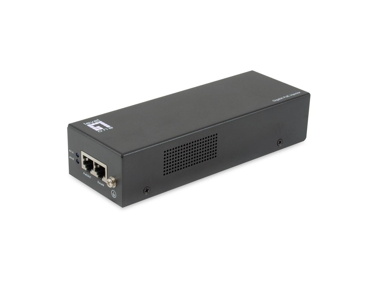 LevelOne Gigabit PoE-injektor 802.3af/at/bt - 90 W billede