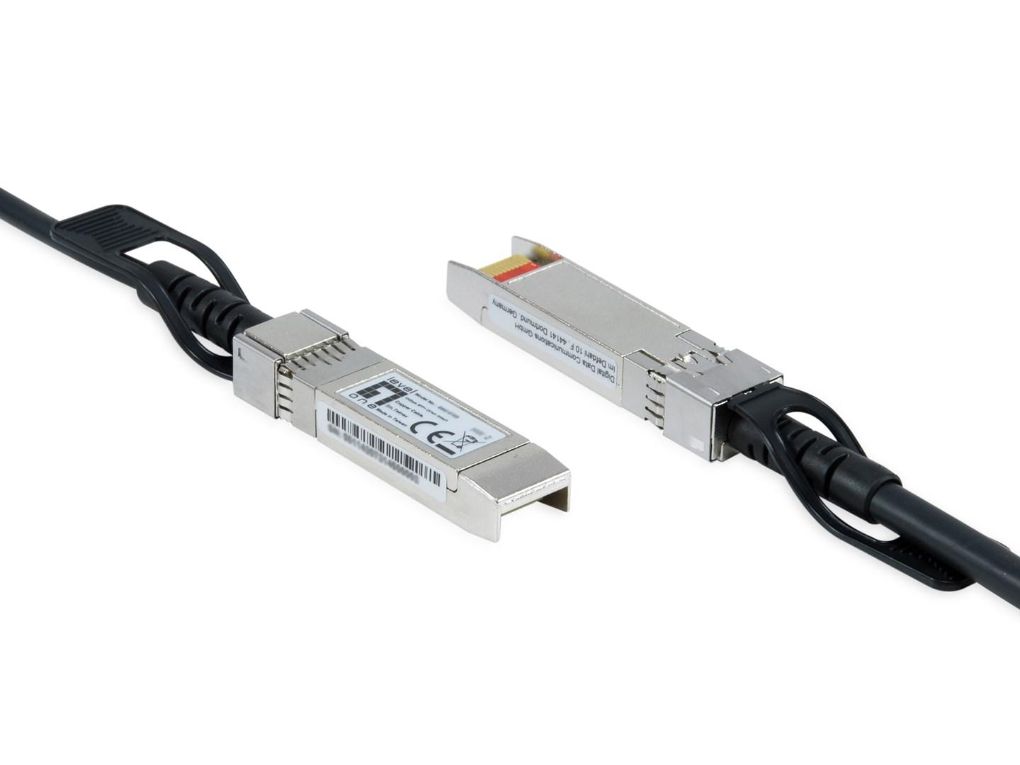 LevelOne SFP+ Direct Attach kobberkabel 10 Gbit/s - 2 m Twinax billede