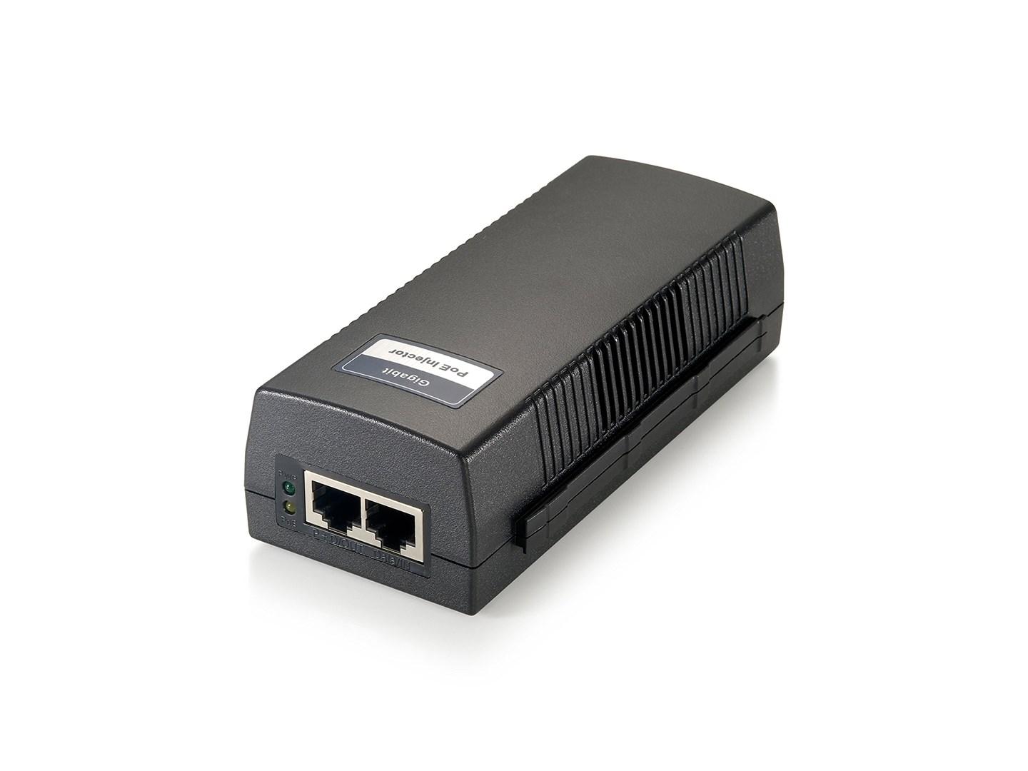 LevelOne POI-3004 PoE-injektor - Gigabit, 2x PSE, 30 W, sort billede