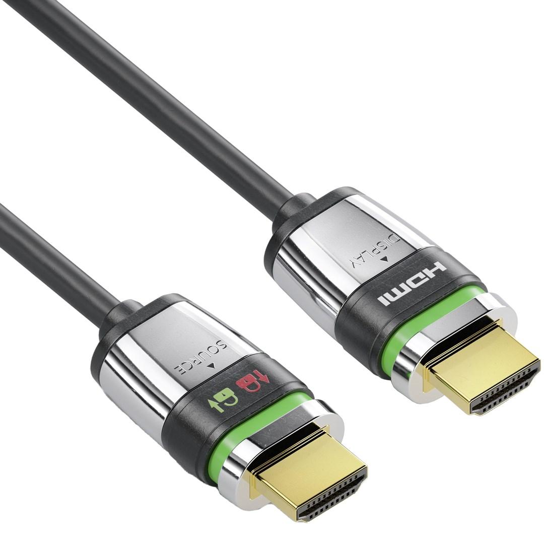 FiberX FX-I375-007 aktiv HDMI 2.1 fiberkabel 7 m - sort