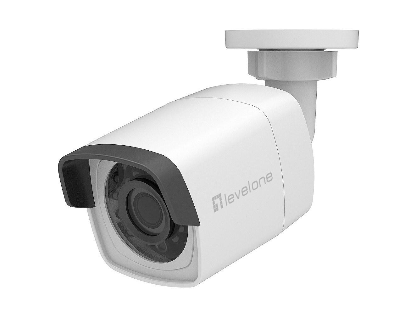 LevelOne Gemini fast IP-netværkskamera 4 MP, IR, PoE, IP67 - inde/ude