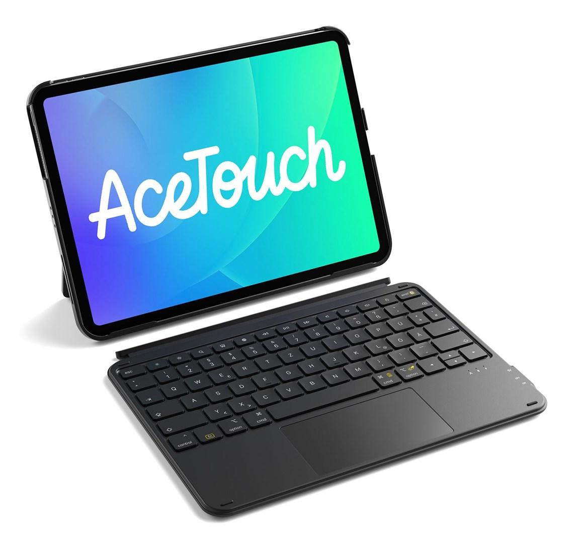Inateck KB04122 folio-etui med tastatur til 11" iPad - sort
