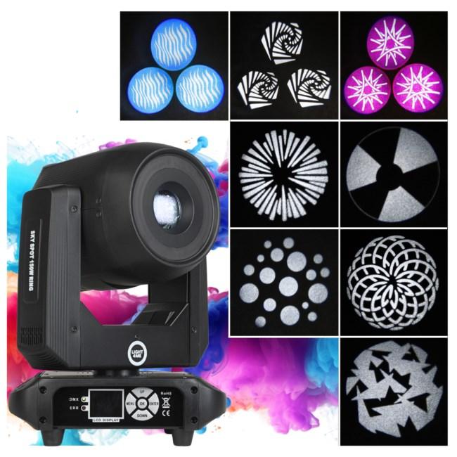 Light4Me Sky Spot 150 W Ring - moving head spot