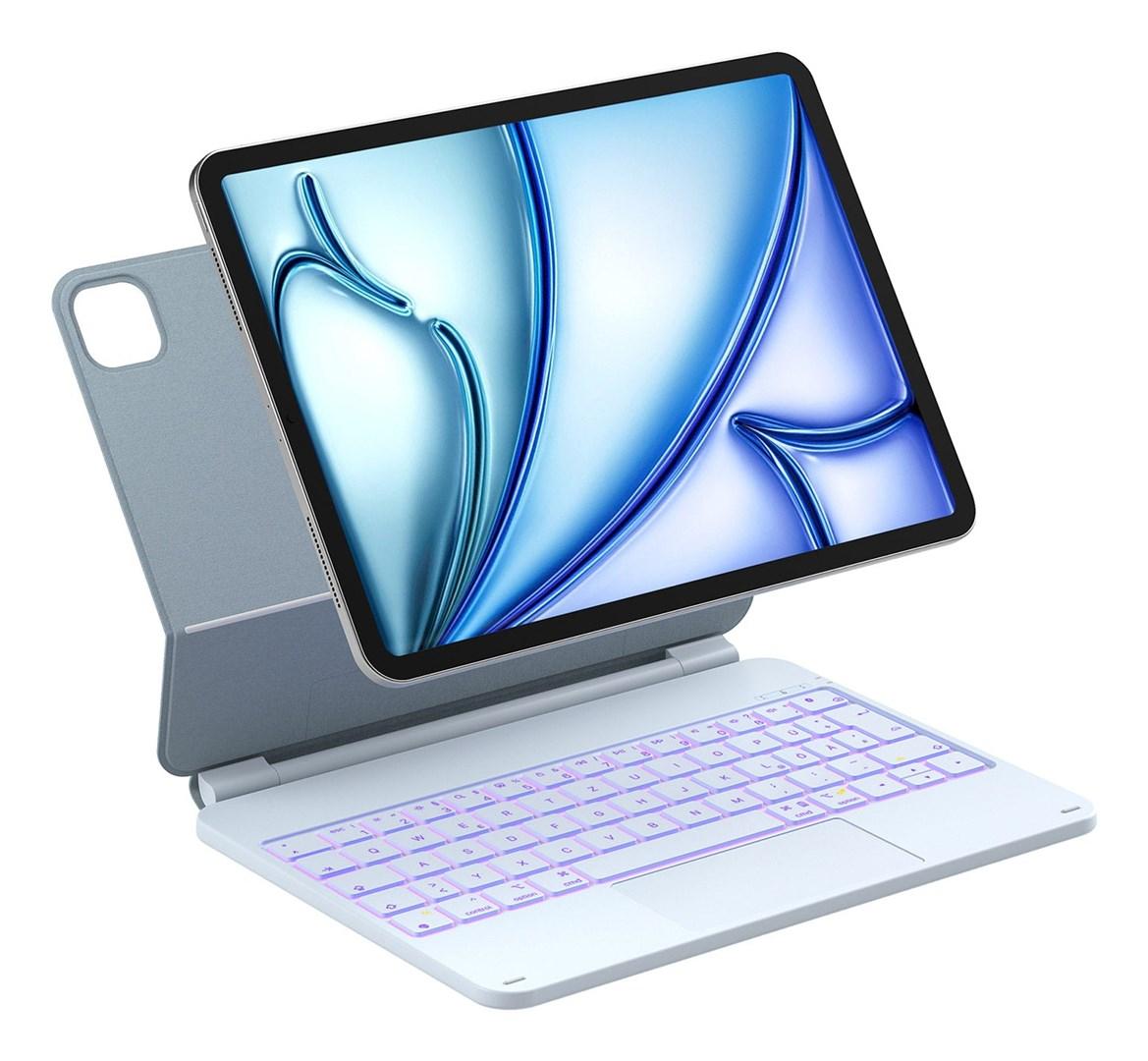 Inateck KB09119 folio-etui med tastatur 11" - blå