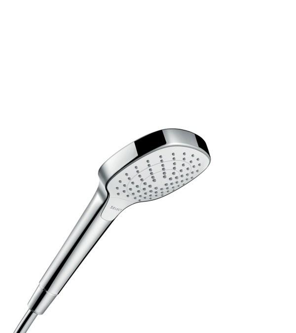 Hansgrohe Croma Select E håndbruser - krom/hvid billede