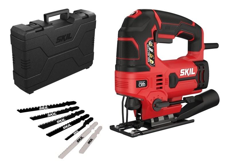 SKIL 4531GA stiksave med LED-lys - elektrisk stiksave til præcise snit billede