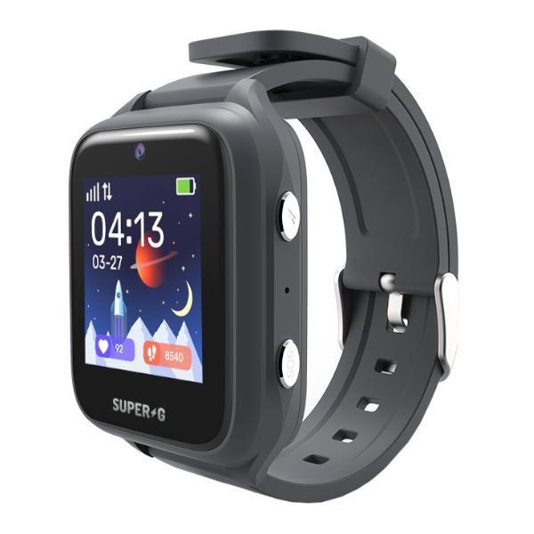 Smartwatch Super-G Pro - grå børneur med GPS-funktioner