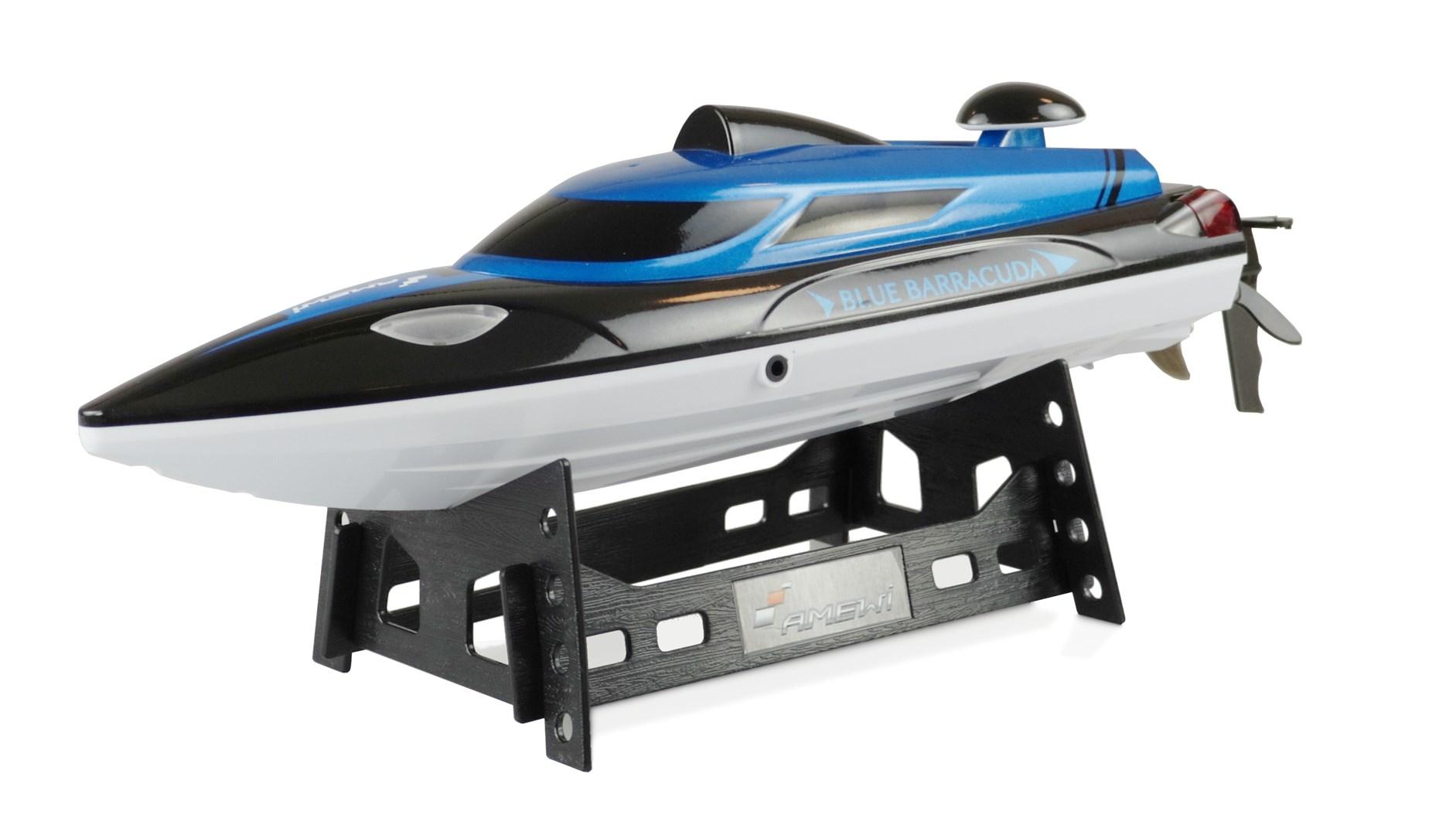 Blue Barracuda V2 fjernstyret speedbåd - RTR, 2,4 GHz, 25 km/t billede