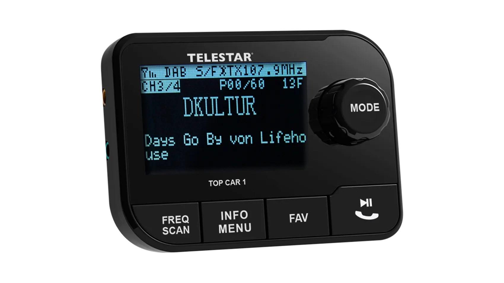 Telestar Top Car 1 DAB+ adapter til bil - sort