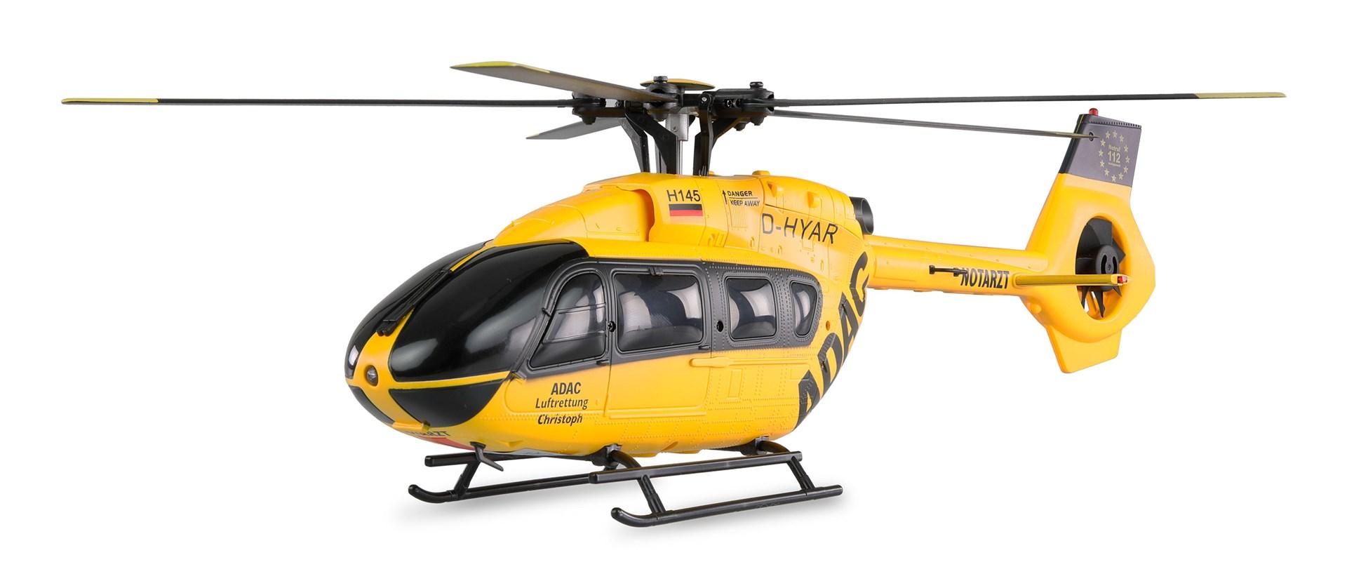 H145 fjernstyret helikopter - RTF, 2,4 GHz, 6 kanaler billede