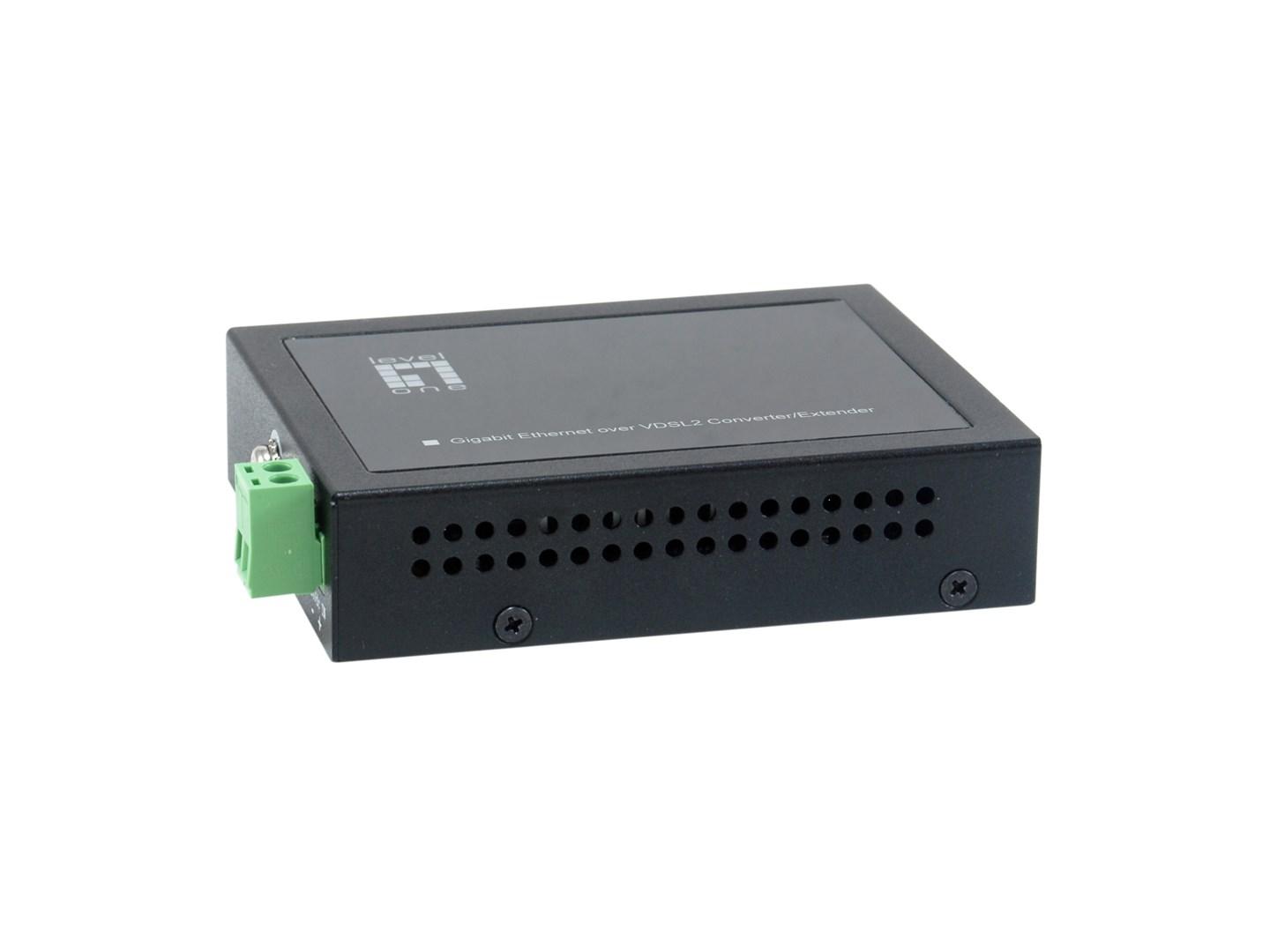 LevelOne Konverter VDS-2201 10/100/1000 GbE < VDSL2 schwarz