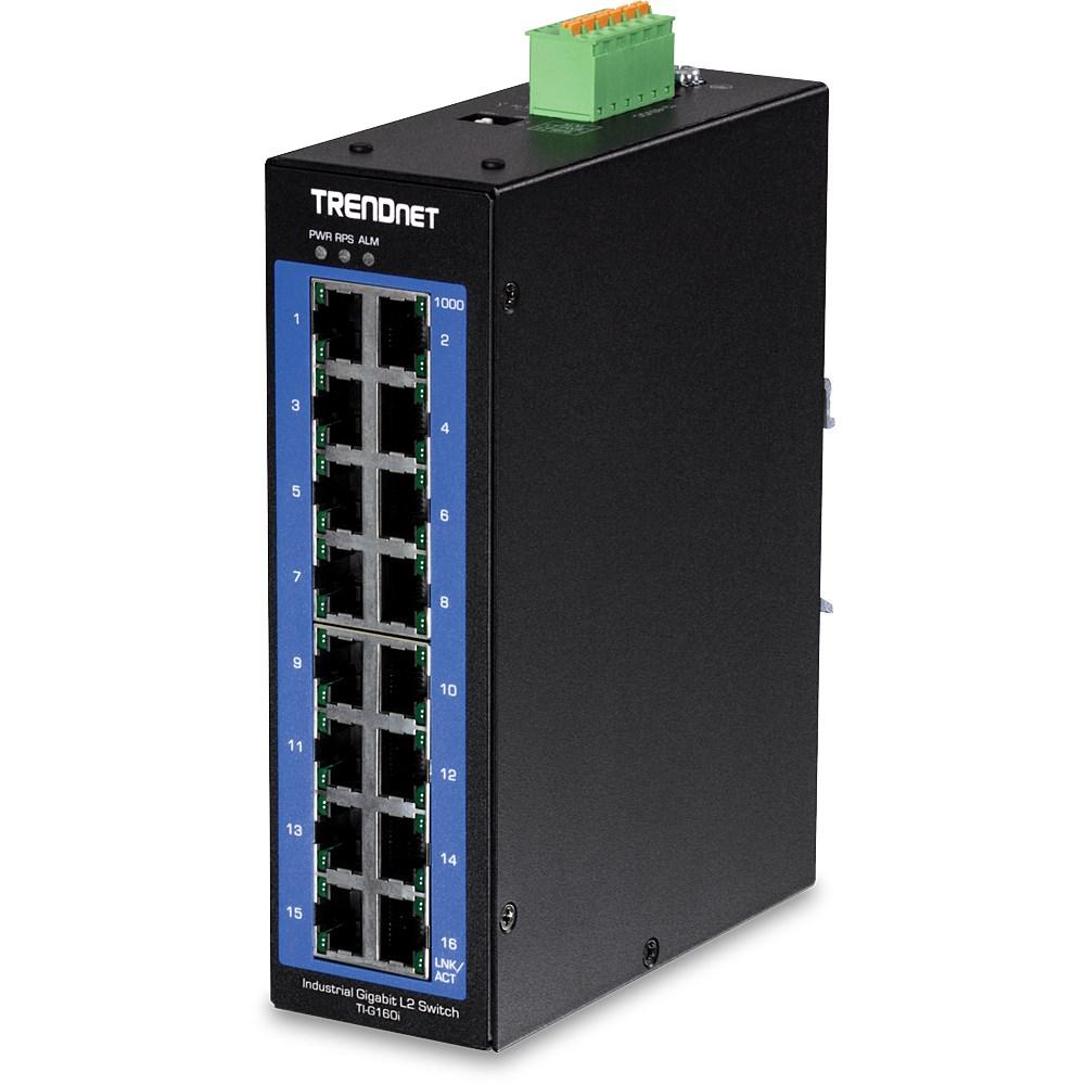 TRENDnet TI-G160i administreret L2 Gigabit switch - 16 porte, sort billede