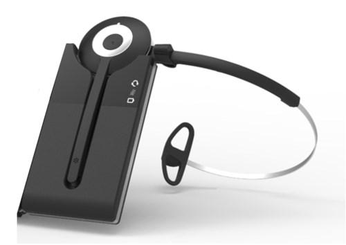 DECT-headset med monolyd - integreret controller til fastnettelefon billede