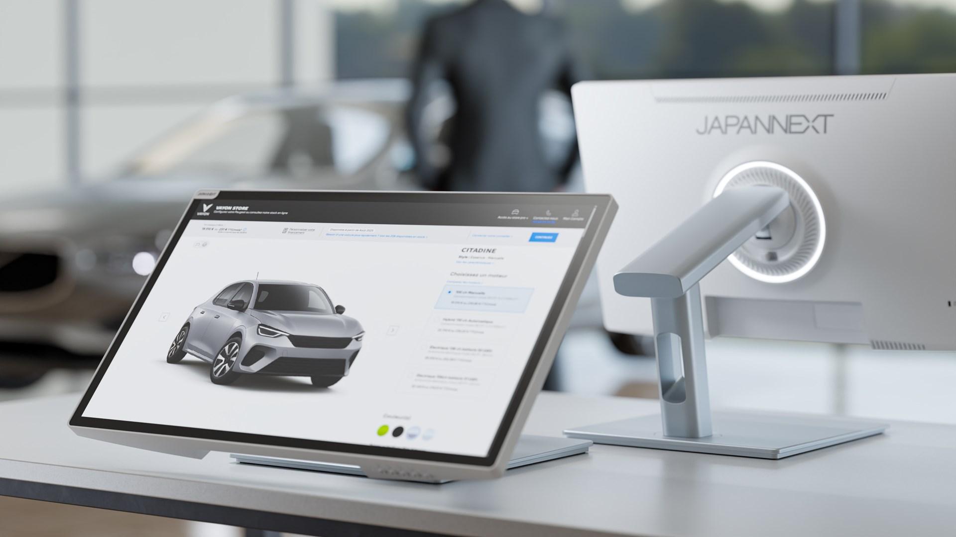 JAPANNEXT JN-IPS27WQHDR-C65W-FLD-T 27" WQHD touchskærm - IPS, 75 Hz, USB-C 65 W, sort