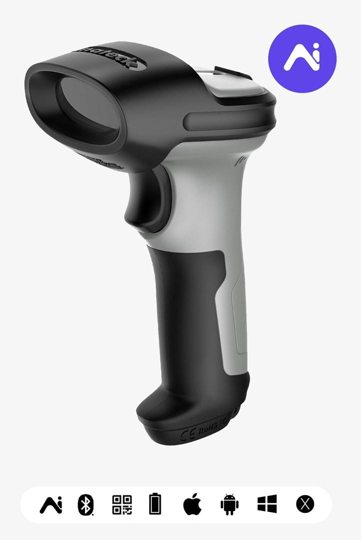 Inateck BCST-72 håndholdt stregkodelæser 2D laser - sort/grå