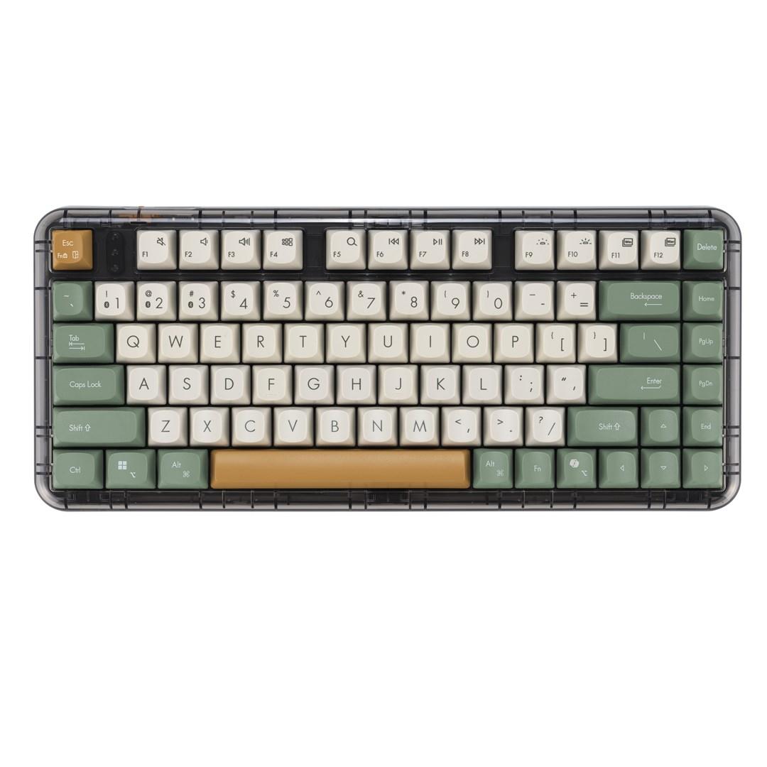 ASUS Jelly75 KD201 mekanisk tastatur - 75% USB, 2,4 GHz RF og Bluetooth - multicolor baglys
