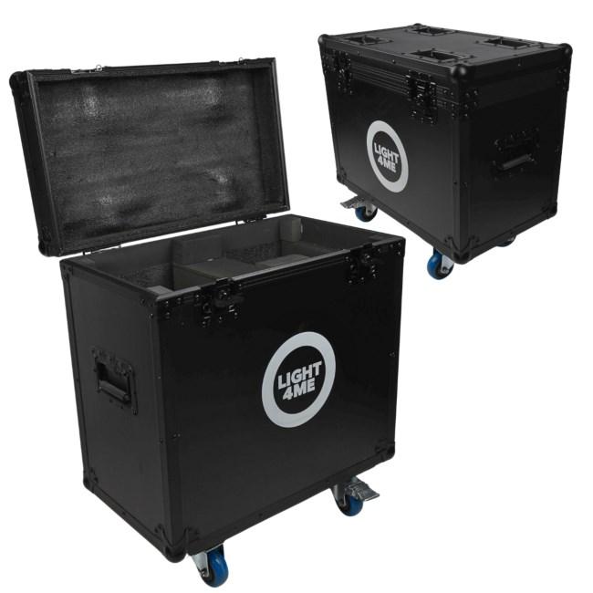 Light4Me Focus 300W Beam - transportkasse 2-i-1 med hjul
