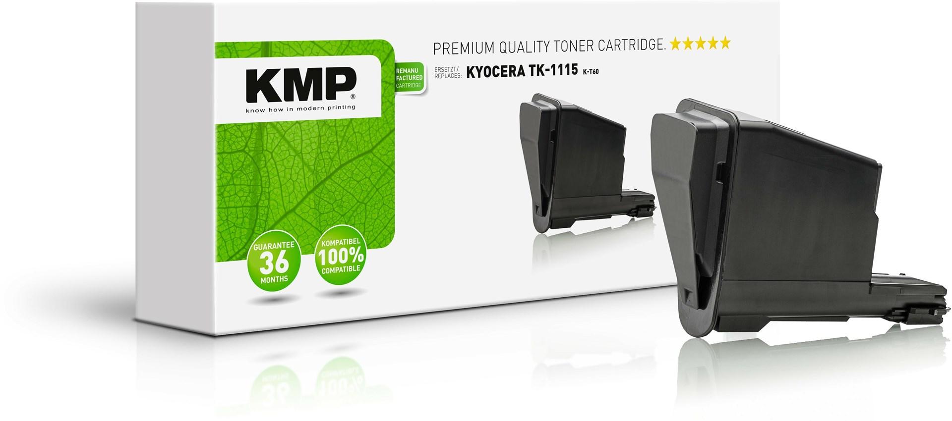 KMP tonerpatron til Kyocera TK-1115 - sort, 1 stk billede