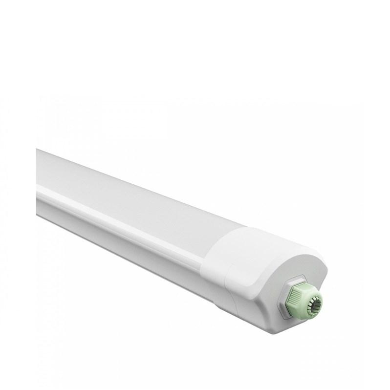 Limea Vario vandtæt 1500mm 30/40/50W - CCT 230V, 120 °, IP65, IK08, hvid - Dæmpbar : Ikke dæmpbar, Kulør : CCT (Varm til Kold Hvid)