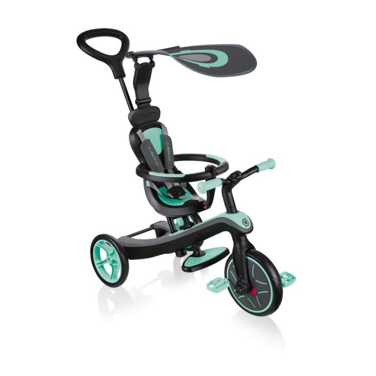 Globber Tricycle and Balance Bike Explorer Trike 4in1 Mint