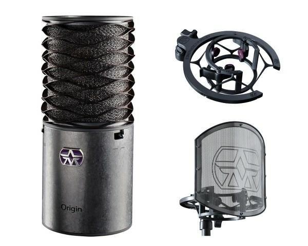 Aston Origin kondensatormikrofon - inkl. shock mount og popfilter