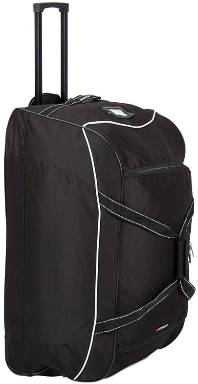Trolley rejsetaske med hjul - sort