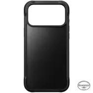 Nomad Rugged lædercover til iPhone 17 Pro Max - MagSafe, Horween-læder, sort