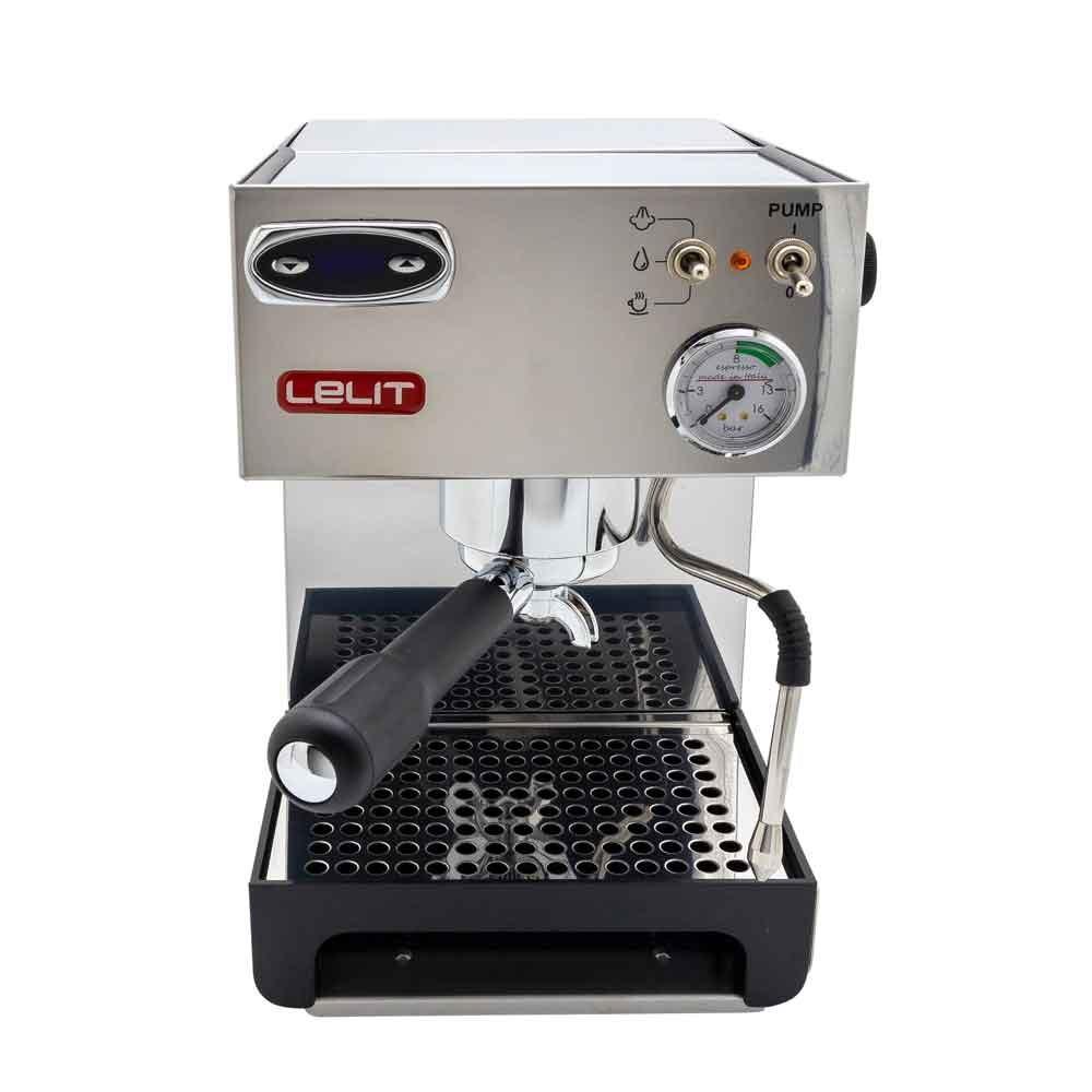 Lelit Anna espressomaskine - kompakt semi-automatisk kaffemaskine i rustfrit stål billede