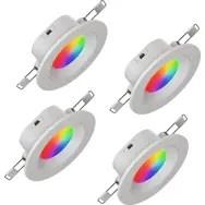 Nanoleaf Essentials smart downlight - spotlys, 4-pak (Matter, Wi‑Fi) billede