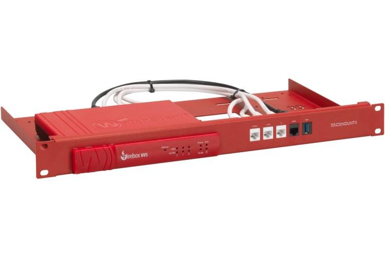 Rackmount.IT RM-WG-T8 - rack-monteringsbeslag, 1U, rød billede