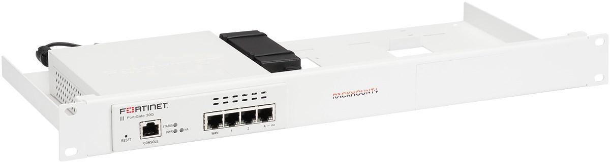 Rackmount.IT RM-FR-T28 - rackbeslag til firewall, 1U, hvid billede