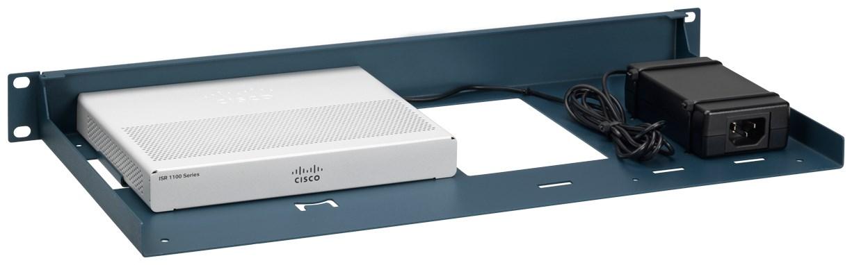 Rackmount.IT RM-CI-T21 rackmonteringsbeslag - 19" 1U, blå billede