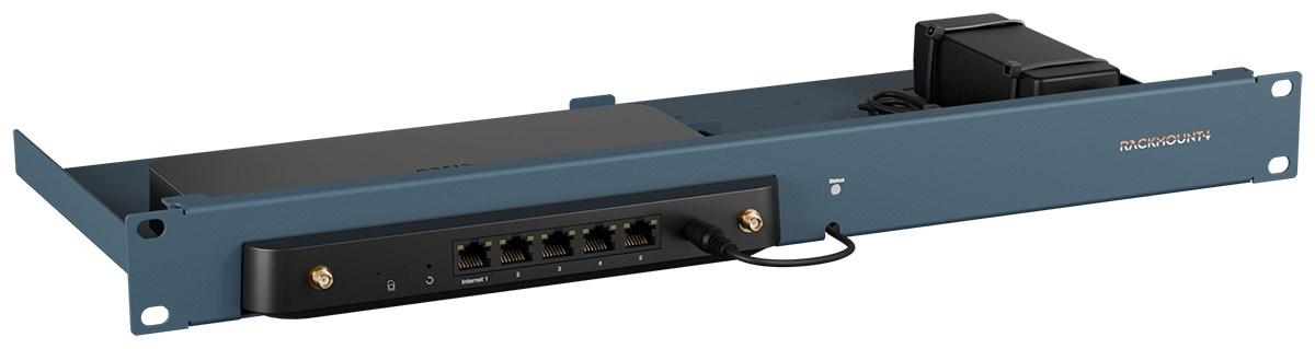 Rackmount.IT RM-CI-T26 monteringsbeslag til 19" rack - 1U, blå billede