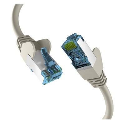 Cat7 netværkskabel S/FTP - 50 m, grå, RJ-45 til RJ-45