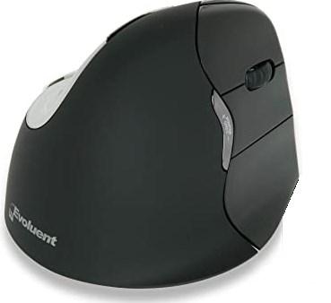 BakkerElkhuizen Evoluent 4 Bluetooth - sort ergonomisk vertikal højrehåndsmus billede