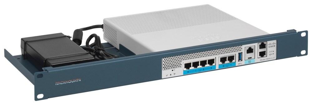 Rackmount.IT RM-CI-T16 firewall rackmount - 1U, blå, 19" billede