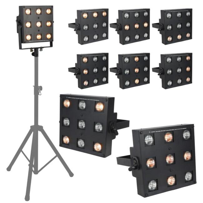 Sun Panel blinder - halogen lyspanel til scene og festlys